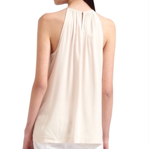 Theory Silk Purple Halter Top Size M - Picture 2 of 11